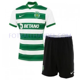 Barn Fotballdrakter Sporting Lisbon Hjemme 2021-22 Kortermet